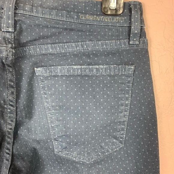 Current Elliott Stiletto Lake Skinny Jeans Blue 24 - Picture 5 of 5